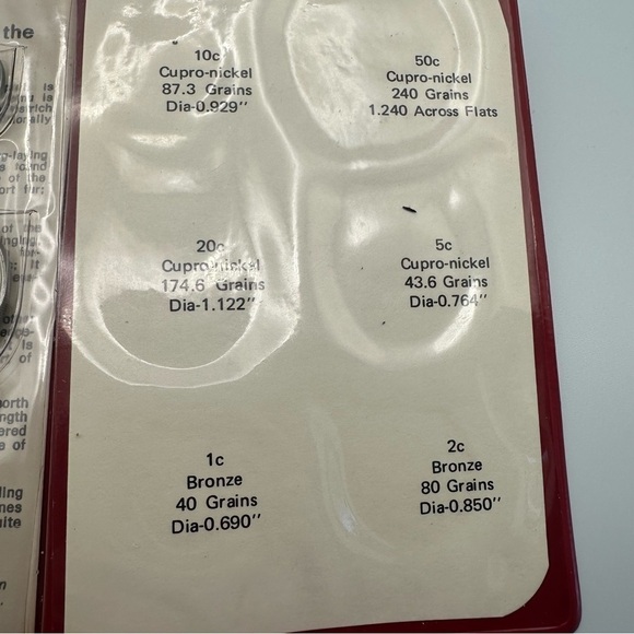 Vintage 1971 Royal Australian Mint Coin Set – Wildlife Design – Uncirculated - Picture 16 of 16